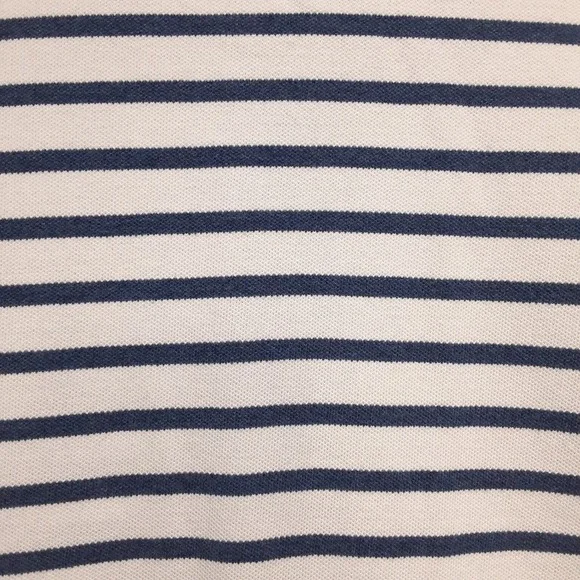 Brooks Brothers Mens Pique Striped Polo Sz.M/Original Fit/White-Blue/Stretch - Picture 6 of 10